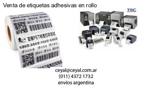 Venta de etiquetas adhesivas en rollo