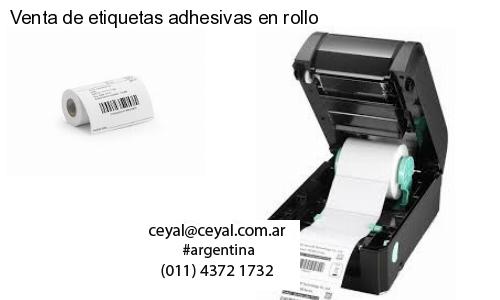 Venta de etiquetas adhesivas en rollo