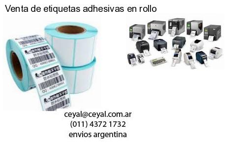 Venta de etiquetas adhesivas en rollo