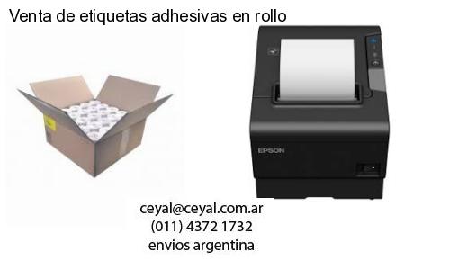 Venta de etiquetas adhesivas en rollo