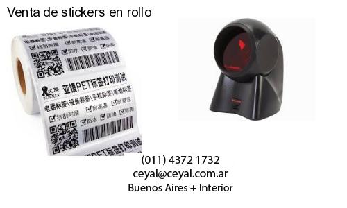 Venta de stickers en rollo