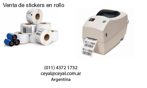 Venta de stickers en rollo