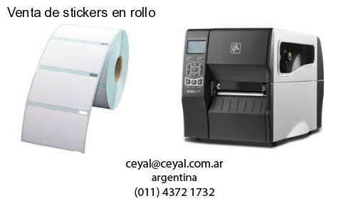 Venta de stickers en rollo