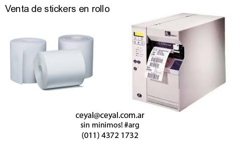 Venta de stickers en rollo