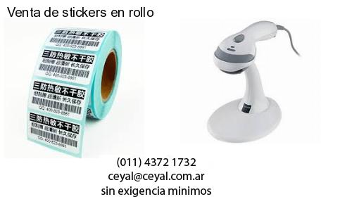 Venta de stickers en rollo