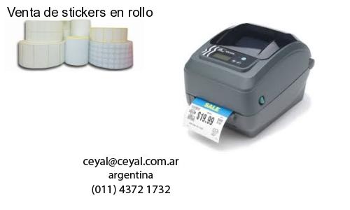 Venta de stickers en rollo