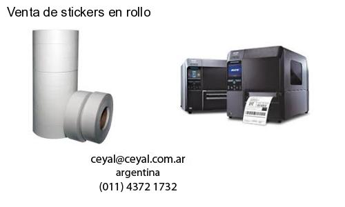 Venta de stickers en rollo