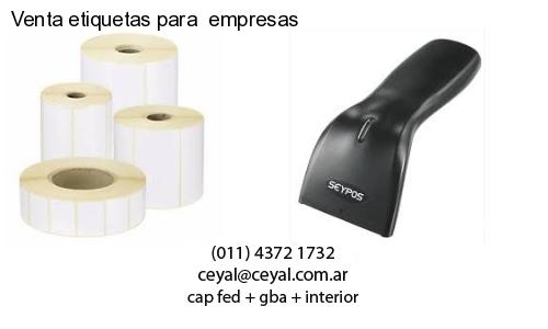 Venta etiquetas para  empresas