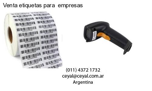 Venta etiquetas para  empresas