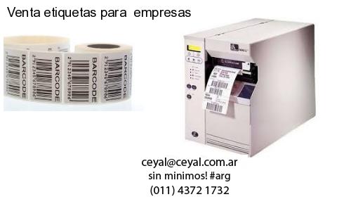 Venta etiquetas para  empresas