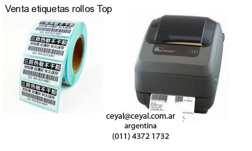 Venta etiquetas rollos Top