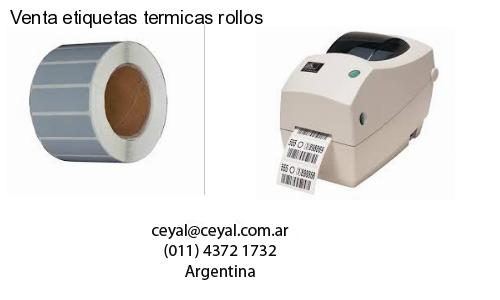 Venta etiquetas termicas rollos