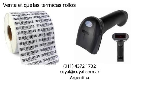 Venta etiquetas termicas rollos