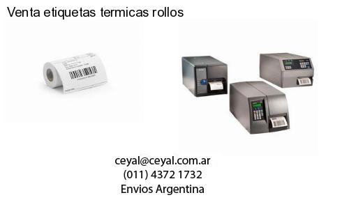 Venta etiquetas termicas rollos