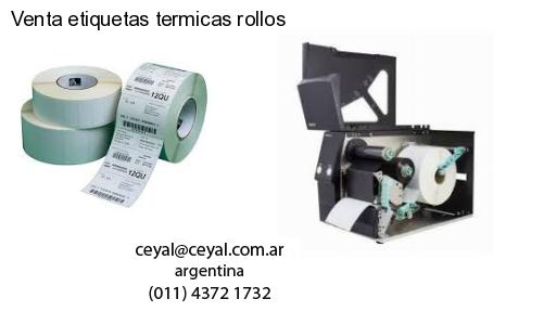 Venta etiquetas termicas rollos