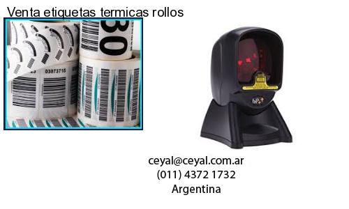 Venta etiquetas termicas rollos