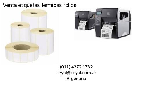 Venta etiquetas termicas rollos