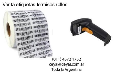 Venta etiquetas termicas rollos