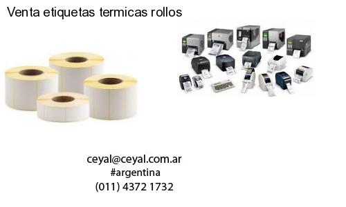 Venta etiquetas termicas rollos