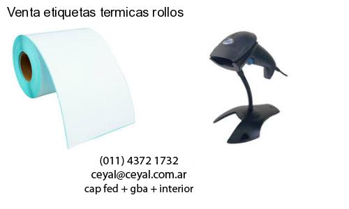 Venta etiquetas termicas rollos