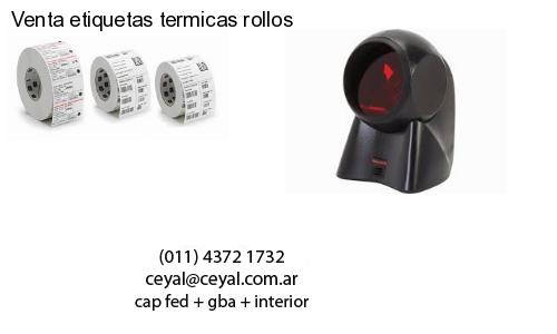 Venta etiquetas termicas rollos