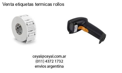 Venta etiquetas termicas rollos