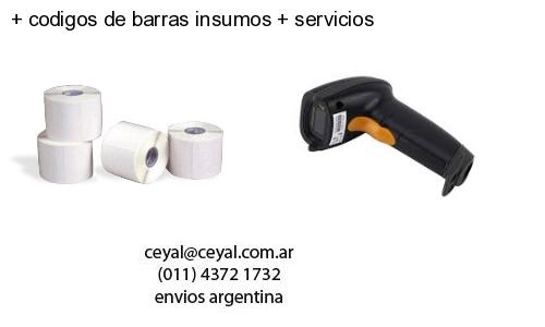   codigos de barras insumos   servicios