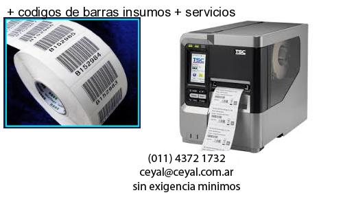   codigos de barras insumos   servicios