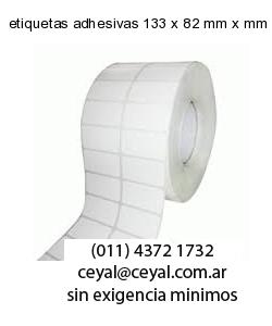 etiquetas adhesivas 133 x 82 mm x mm