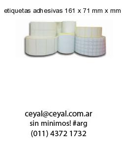 etiquetas adhesivas 161 x 71 mm x mm