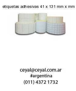 etiquetas adhesivas 41 x 131 mm x mm