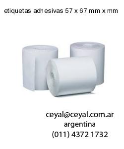 etiquetas adhesivas 57 x 67 mm x mm