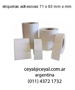 etiquetas adhesivas 71 x 93 mm x mm