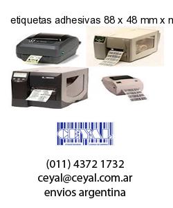 etiquetas adhesivas 88 x 48 mm x mm