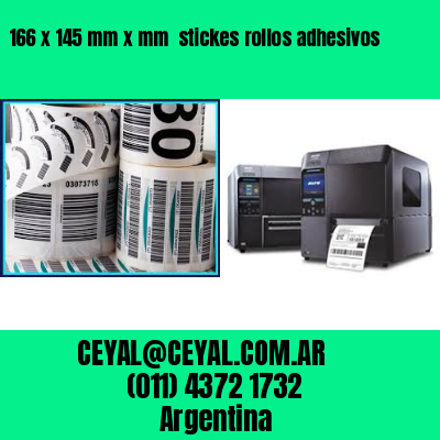 166 x 145 mm x mm  stickes rollos adhesivos