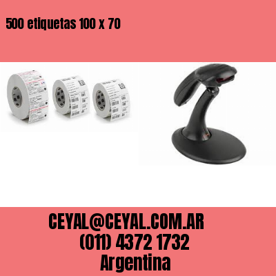 500 etiquetas 100 x 70