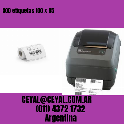 500 etiquetas 100 x 85