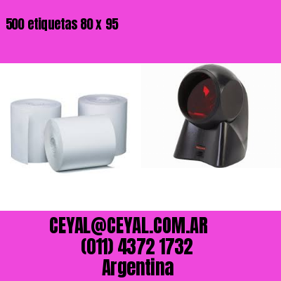 500 etiquetas 80 x 95