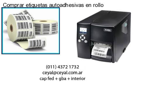 Comprar etiquetas autoadhesivas en rollo