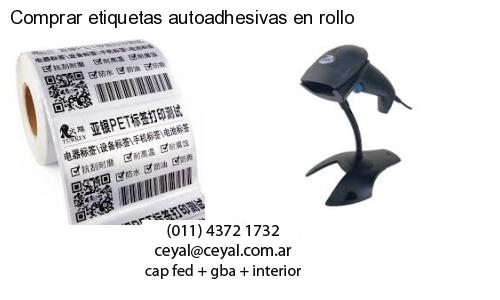 Comprar etiquetas autoadhesivas en rollo