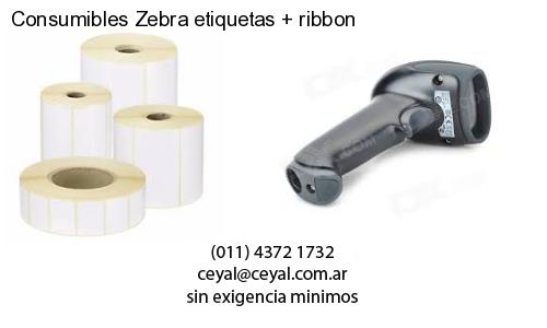 Consumibles Zebra etiquetas   ribbon