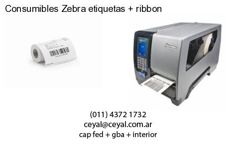 Consumibles Zebra etiquetas   ribbon