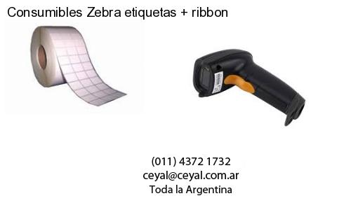 Consumibles Zebra etiquetas   ribbon