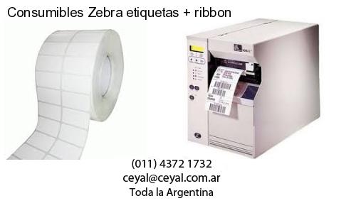 Consumibles Zebra etiquetas   ribbon