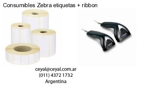 Consumibles Zebra etiquetas   ribbon