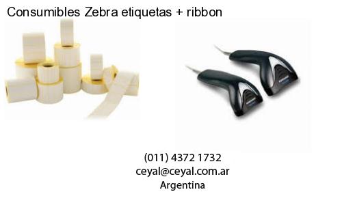 Consumibles Zebra etiquetas   ribbon