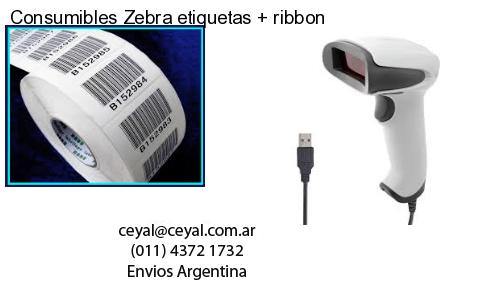 Consumibles Zebra etiquetas   ribbon