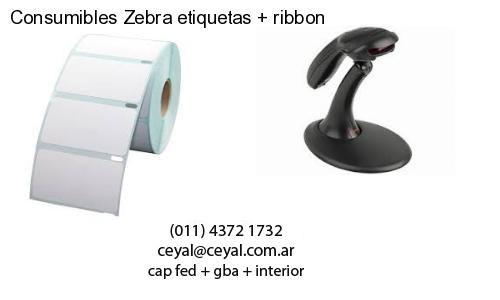 Consumibles Zebra etiquetas   ribbon