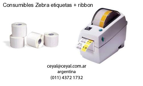 Consumibles Zebra etiquetas   ribbon