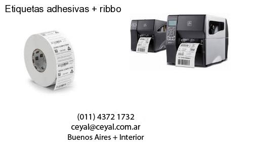 Etiquetas adhesivas   ribbo